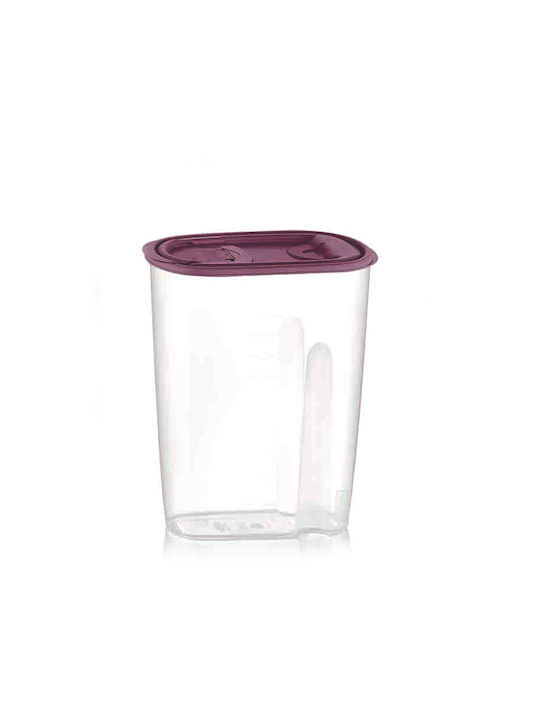 Homestyle Vase General Use with Lid Plastic 2200ml 1pcs