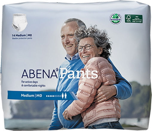 Abena Pants Mittel in Weiß Farbe 14Stück