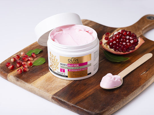 Olive Touch Organic Olive Oil & Pomegranate Extract Ενυδατικό Butter Σώματος για Όλες τις Επιδερμίδες 200ml