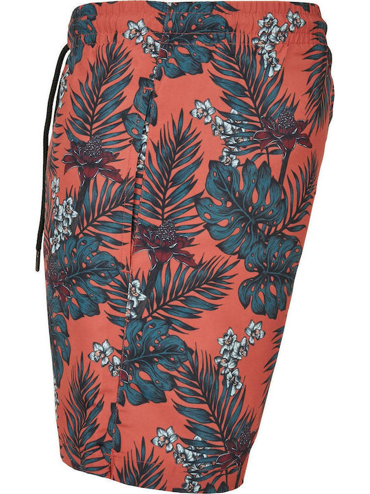 Ανδρικό Μαγιό Σορτς Πορτοκαλί Floral