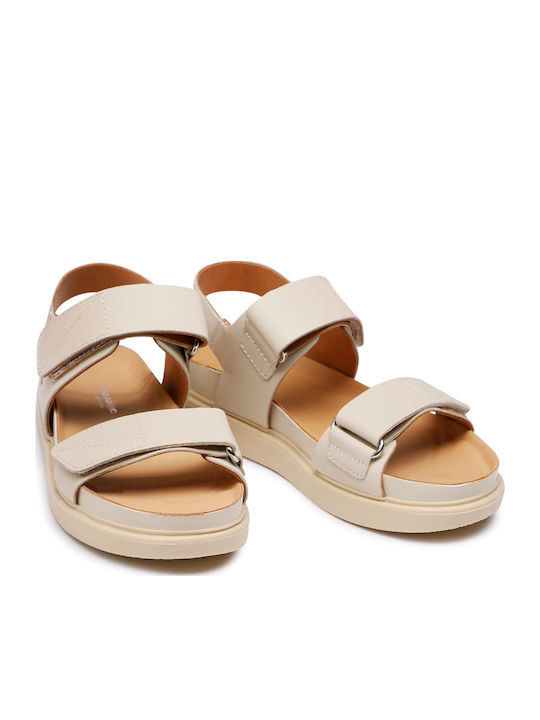 Erin Γυναικεία Σανδάλια Flatforms Off White