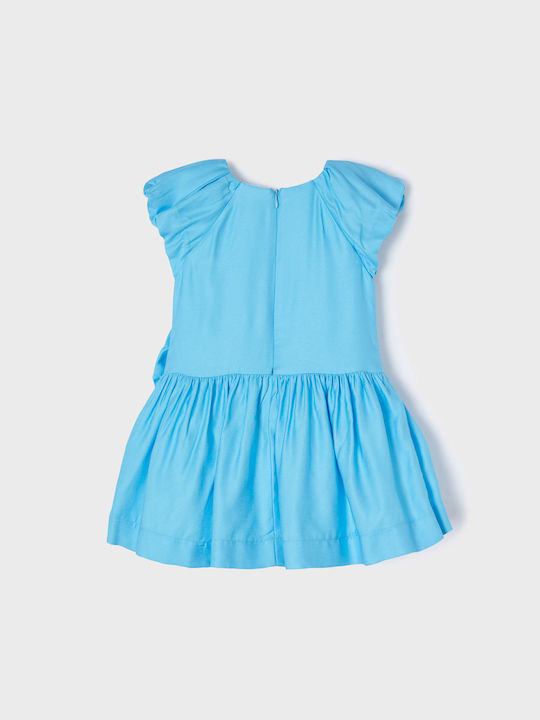 Mayoral Kids Dress Sleeveless Blue