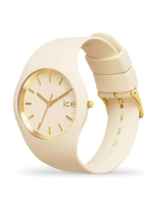 Ice Glam Brushed Uhr mit Beige