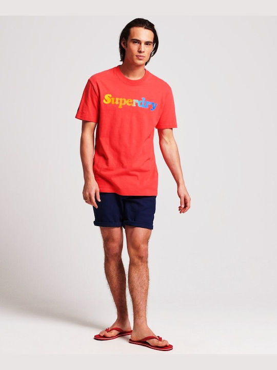 Superdry Vintage Cali Men's Short Sleeve T-shirt Red