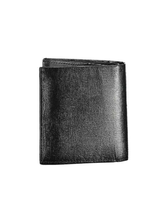 Calvin Klein Minimalism Trifold 6cc Piele Portofel bărbați Negru