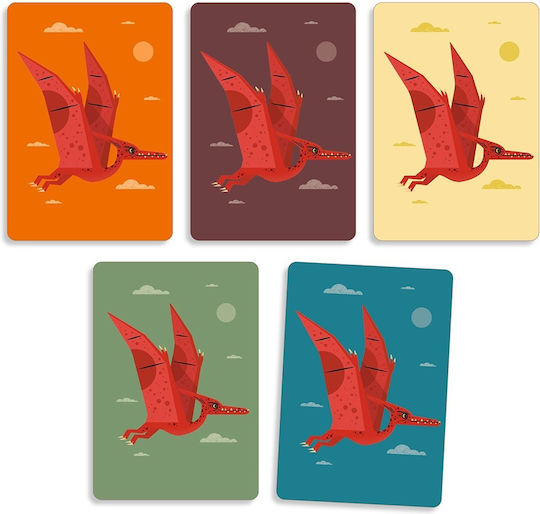 Board Game Dino Draft for 2-5 Players 6+ Years Old (FR) Djeco