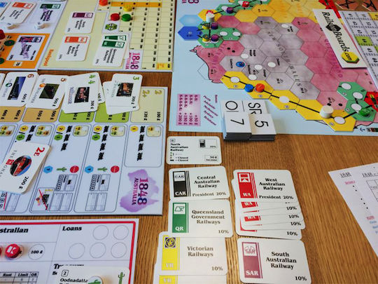 Board Game 1848: Australia for 3-6 Players 14+ Years Old (EN) GMT Games