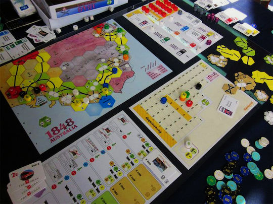 Board Game 1848: Australia for 3-6 Players 14+ Years Old (EN) GMT Games