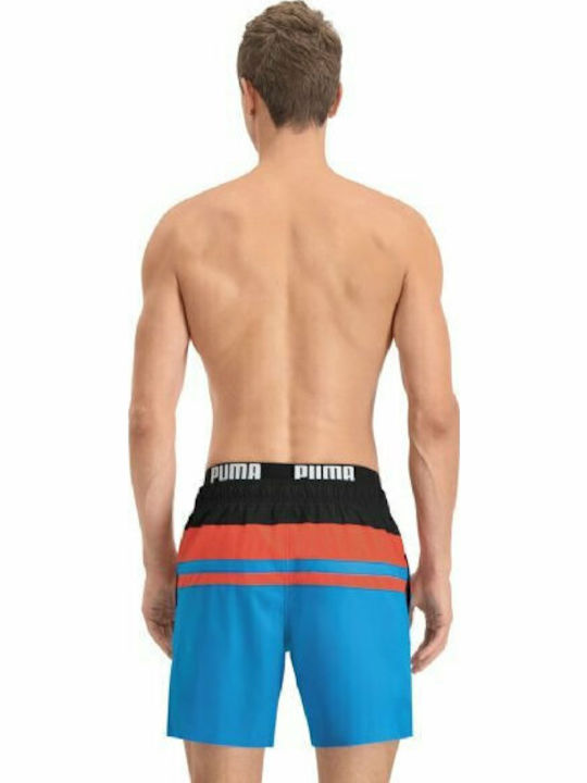PUMA Heritage Herren-Bademode Bermuda Blau Gestreift