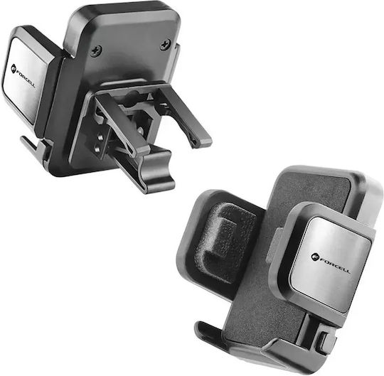 Forcell Chrome Car Mobile Mount with Adjustable Hooks Black