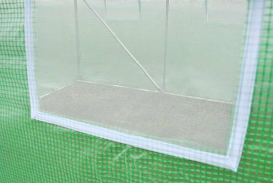 Outsunny Garden Greenhouse Tunnel with Metal Frame 4.5x2x2m