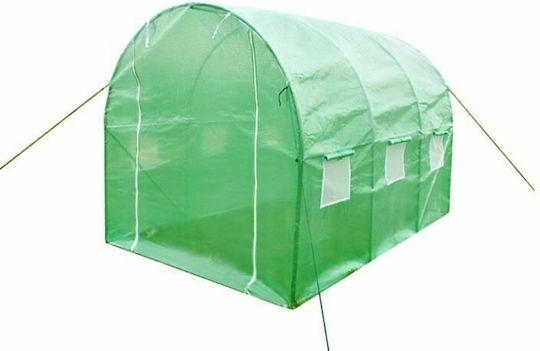 Outsunny Garden Greenhouse Tunnel with Metal Frame 4.5x2x2m