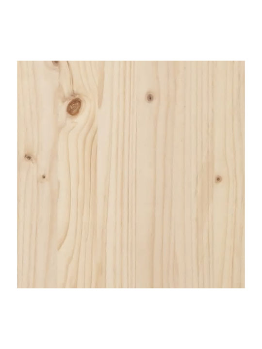 Wand Wohnzimmer Vitrine aus Massivholz Beiges 30x30x80cm