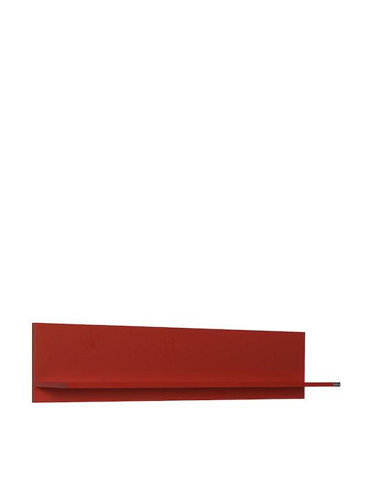 Regal Wand Red 120x25x20cm