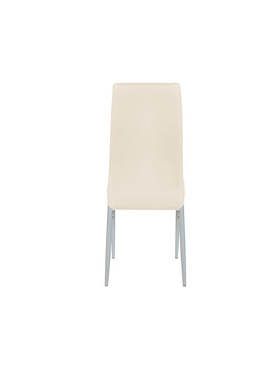 Rose Scaune Sala de mese Bej închis 1buc 53x39x96buc
