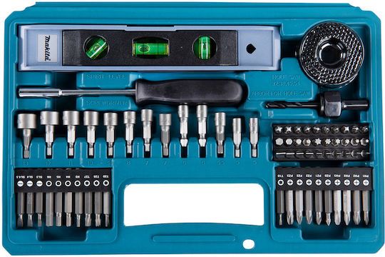 Makita Σετ 102 Τρυπάνια Φτερού με Κυλινδρικό Στέλεχος για Μέταλλο και Ξύλο