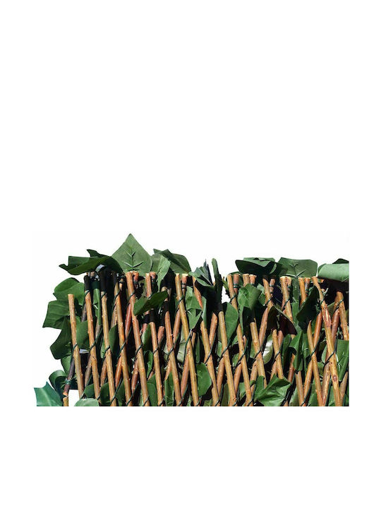 Grasher Artificial Foliage in Trellis with double leaf and wooden pergola 1x2m