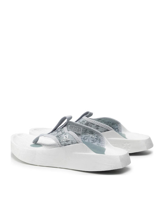 Index Break Frauen Flip Flops mit Plattform in Gray Farbe