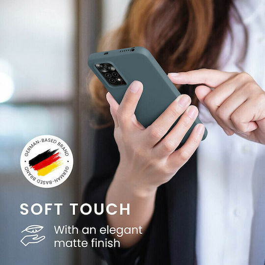 KWmobile Back Cover Silicone Slate Grey (Redmi Note 11 / 11S 4G)