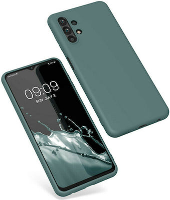 KWmobile Umschlag Rückseite Silikon Blue Green (Galaxy A13 4G) 57805.171