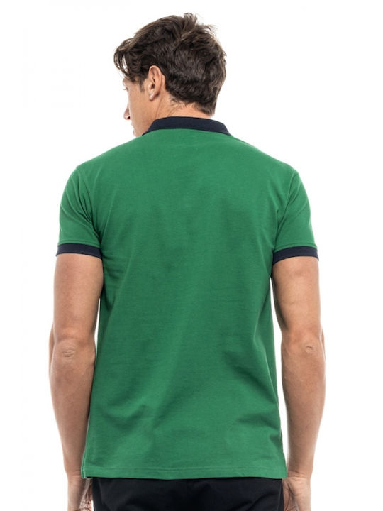 Splendid Men's Short Sleeve Blouse Polo Green