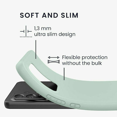 KWmobile Back Cover Σιλικόνης Frosty Mint (Galaxy A53)