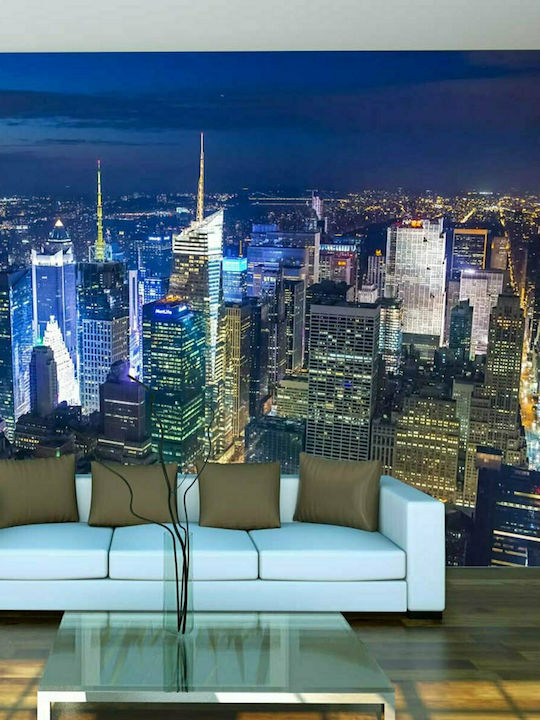 Fototapet de Perete 350x270cm Manhattan - Night Tesatura