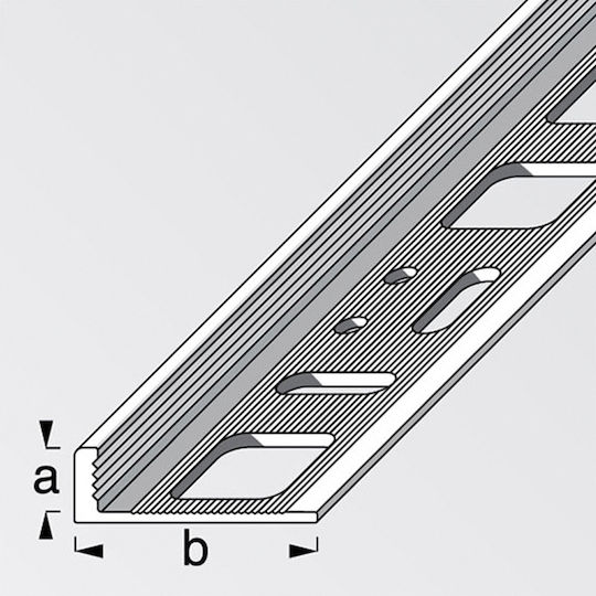 Tile Profile Corner Multi-Purpose White PVC 8mm 1m Profile