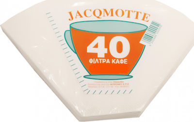 Jacqmotte 40 Φίλτρα Καφέ No2 Χάρτινα