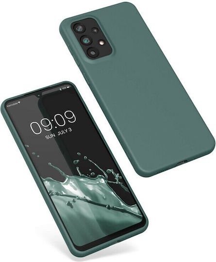 KWmobile Back Cover Silicone Moss Green (Galaxy A33 5G) 57806.169