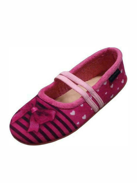 Mini Max Anatomic Kids Slipper Closed-Toe Fuchsia Bal Bow