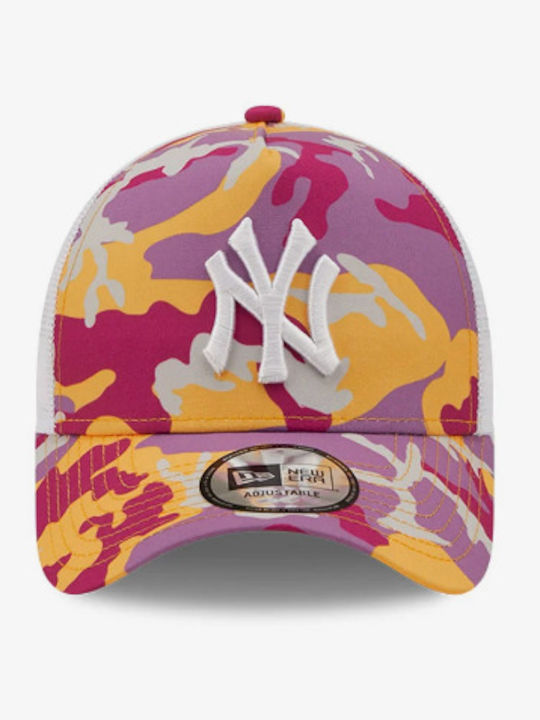 New York Yankees Men's Trucker Cap Pink Camo
