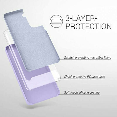 KWmobile Rubber Silicone Back Cover Violet Purple (Galaxy S21 FE 5G)