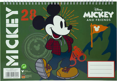 Gim Μπλοκ Ζωγραφικής Mickey A4 21x29.7cm 30Φύλλα