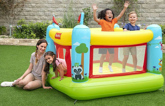 Fisher Price Inflatable Bouncetastic Castle with Trampoline for 3+ Years