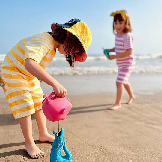 Scrunch Silicone Beach Bucket Green