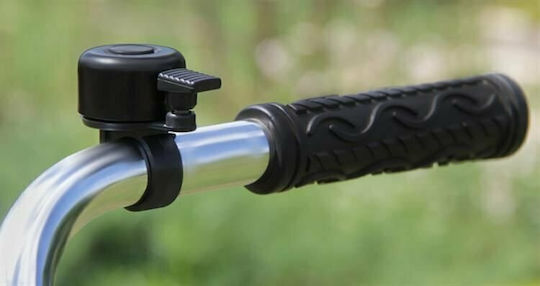 Trizand Clopot de bicicletă Negru cu montare pe ghidon