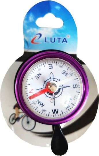 07933 Bicycle Bell Purple with Compass