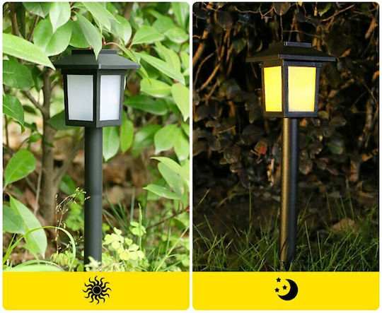 Set 6 Eingesteckte Solarleuchten Laternen Warmes Weiß mit Fotokontakt IP65