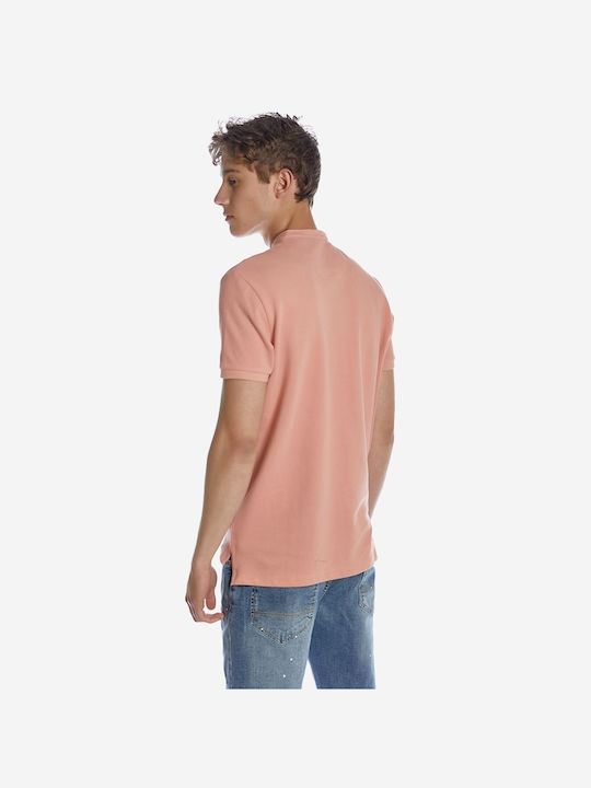 Brokers Jeans T-shirt Bărbătesc cu Mânecă Scurtă Roz