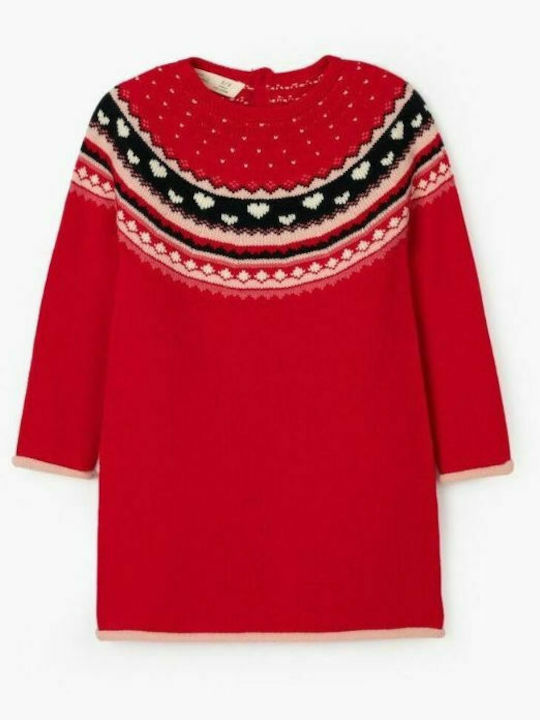 Zippy Kids Dress Long Sleeve Red