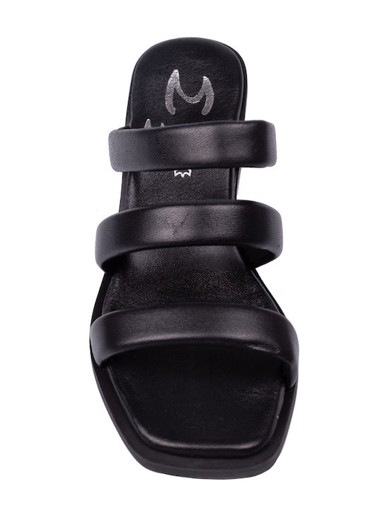 Marila Footwear Leather Women's Sandals Black