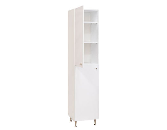 Coloană de Baie de Pardoseală M40xA35xÎ184cm Albă
