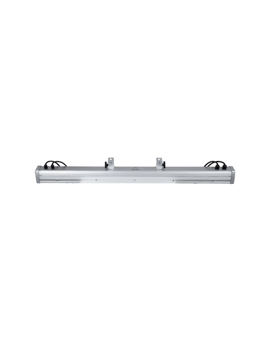 GloboStar Outdoor Floor Lamp LED Wall Washer 54W RGB IP65 Silver