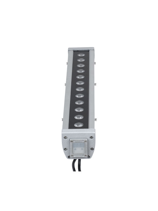 GloboStar Εξωτερικό Φωτιστικό LED Wall Washer 96W RGBW IP65 Ασημί