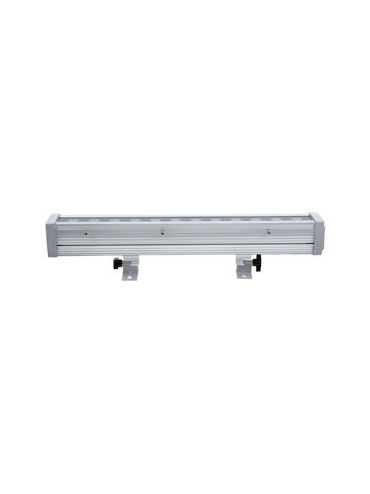 GloboStar Εξωτερικό Φωτιστικό LED Wall Washer 96W RGBW IP65 Ασημί