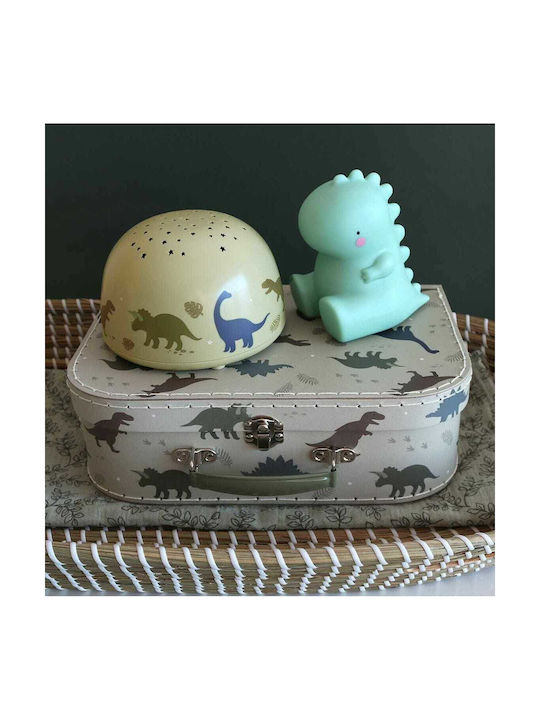 A Little Lovely Company Kinderprojektorlampe mit Sternenprojektion mit Farbwechsel Gelb