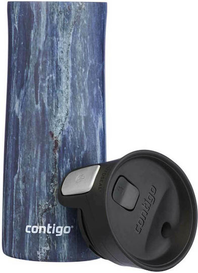 Contigo Couture Чаша Термос Неръждаема Стомана Син с Мундщук