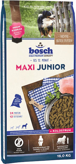 Bosch Petfood Concepts Maxi Junior 3кг Суха Храна без Зърнени храни за Кученца от Големи Породи с Птици