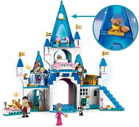 LEGO Castelul Cenușăreasa și Castelul Prințului Fermecător pentru 5+ Ani 365 Bucăți